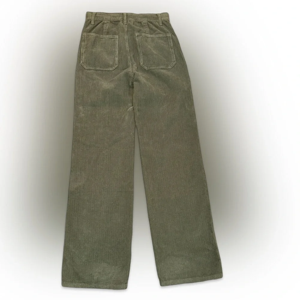 Reformation Olive Wide Leg Pants - Picture 4 of 5